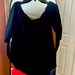 On/off shoulder blouse